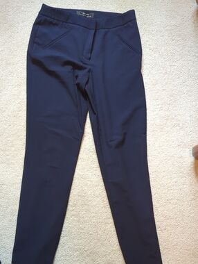 Tahari ASL Dark Navy Work Trousers